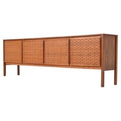 Leo Bub symmetric sideboard in rosewood Bub Wertmobel Germany 1960