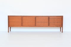Leo Bub Symmetric Sideboard in Woven Rosewood, Germany, 1960