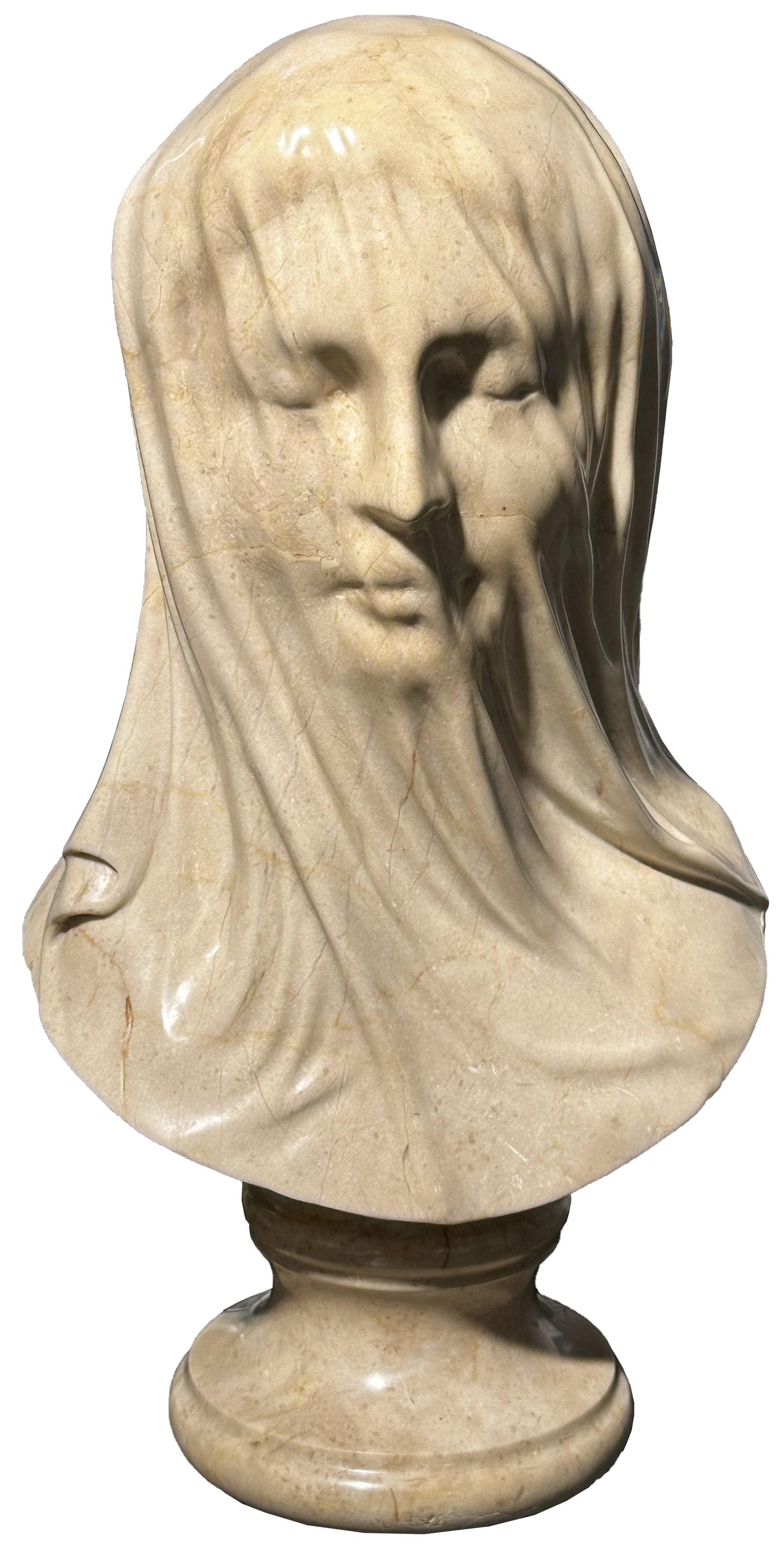 Léo Caillard Figurative Sculpture - Vénus au voile 