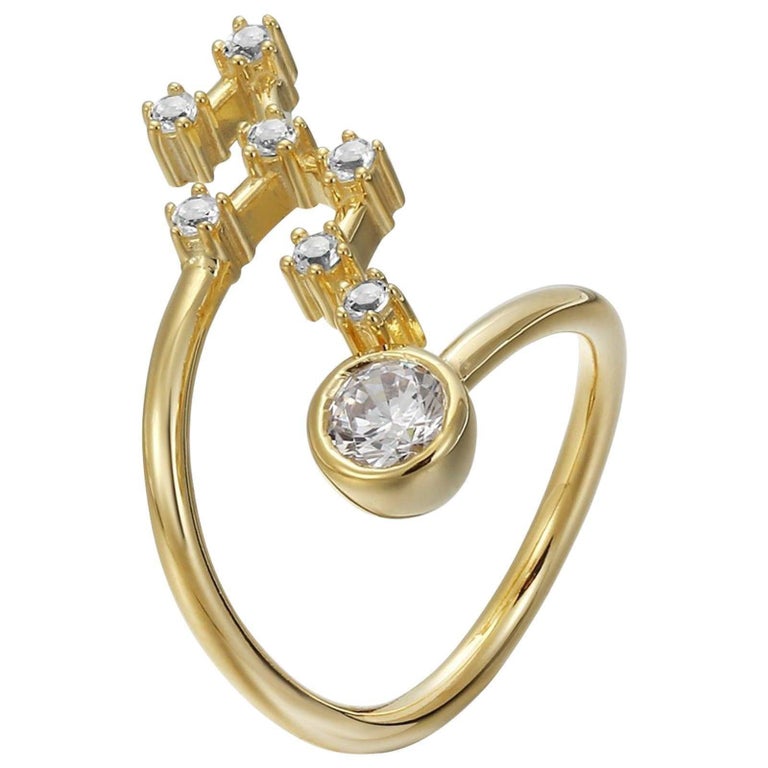 Customizable Leo Constellation Ring For Sale at 1stDibs