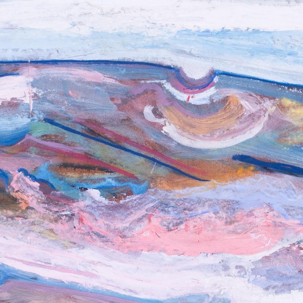 1983 großes britisches Ölgemälde 