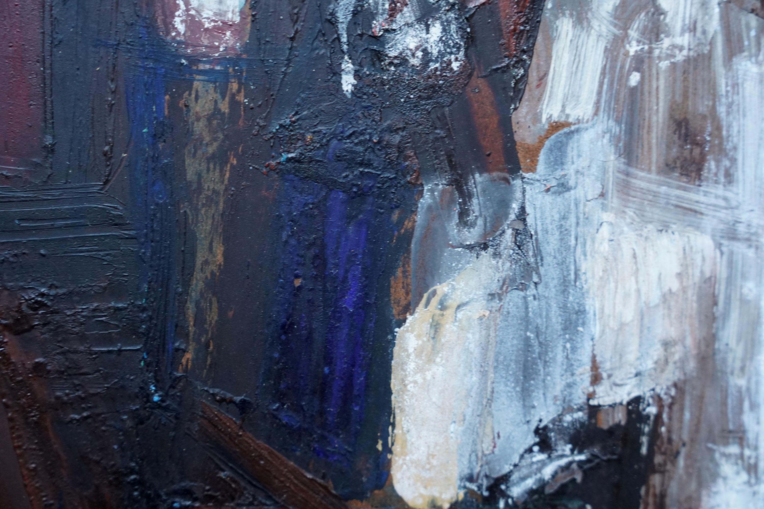 Astratto 1955 - Astratto britannico  pittura ad olio artista della Slade School in vendita 7