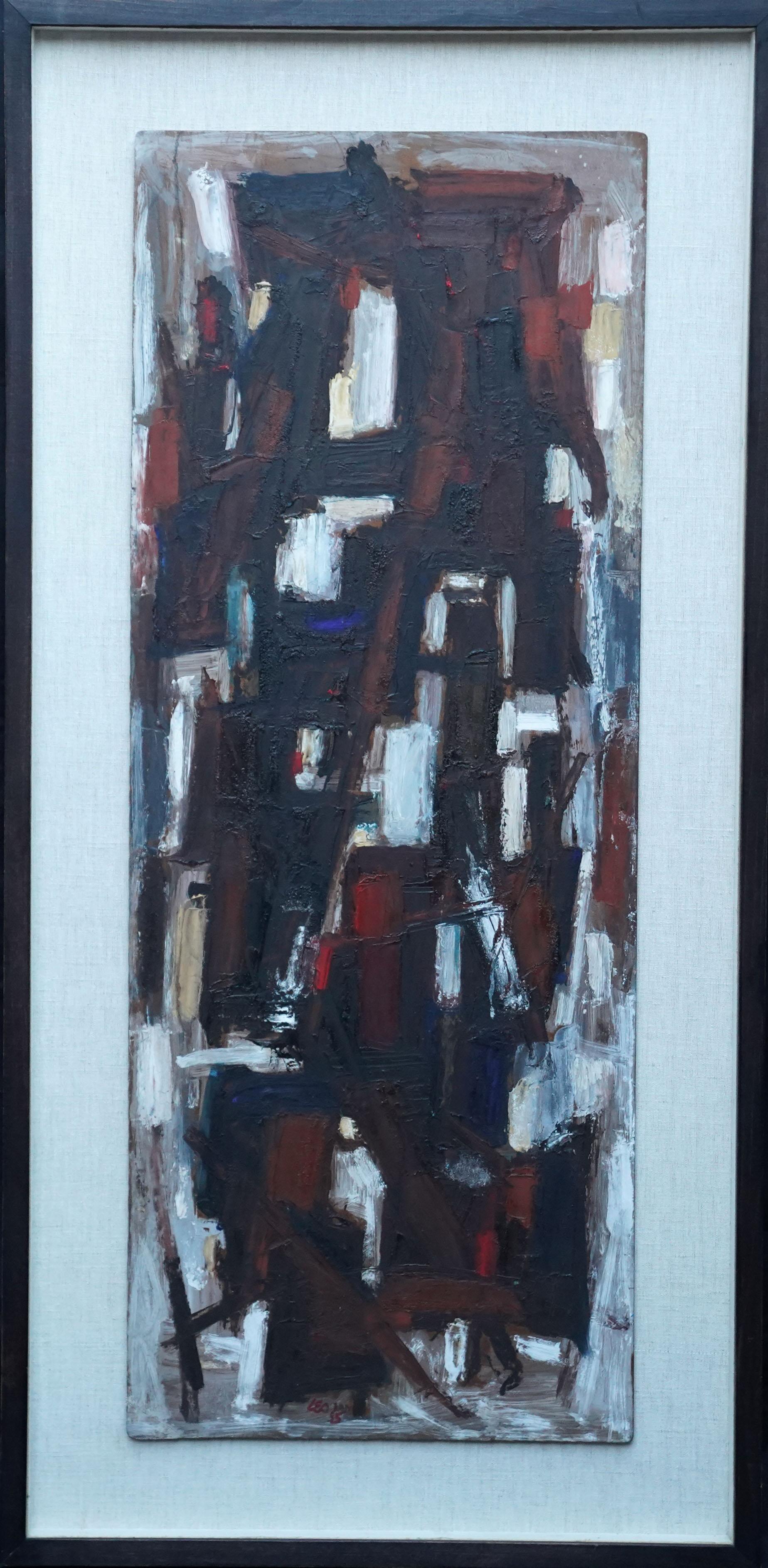 Astratto 1955 - Astratto britannico  pittura ad olio artista della Slade School in vendita 13