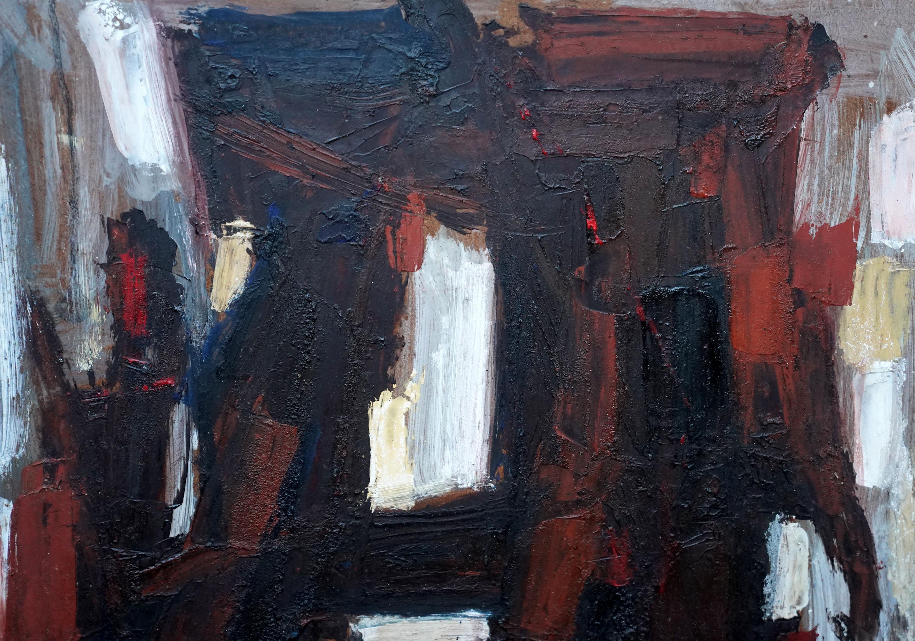 Astratto 1955 - Astratto britannico  pittura ad olio artista della Slade School in vendita 1