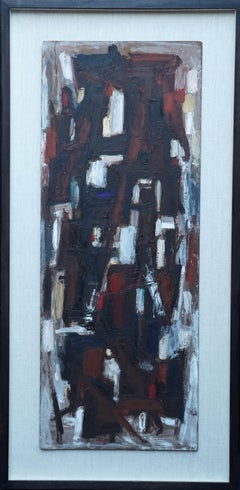 Abstract 1955 - British abstract  oil painting Slade School artist