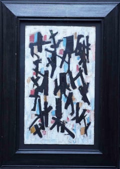 Fifties Abstract - British 1954 abstract art oil painting Slade School artist