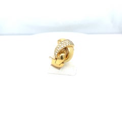Leo de Vroomen 18KT Gelbgold Ring mit88 Karat Diamant und Emaille