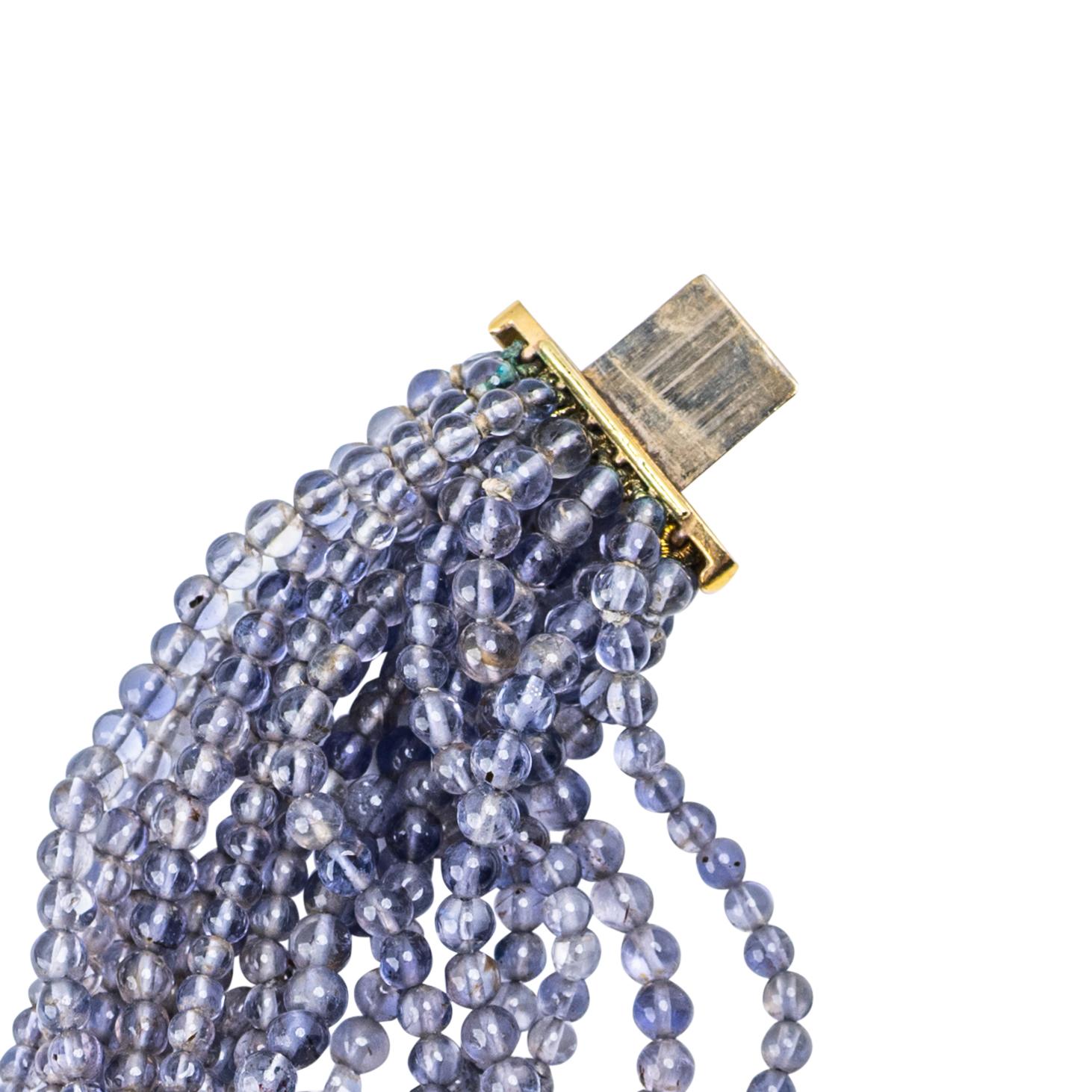 da uomo o donna Leo de Vroomen Citrine, Enamel and Diamond Necklace, 18 Karat Gold in vendita