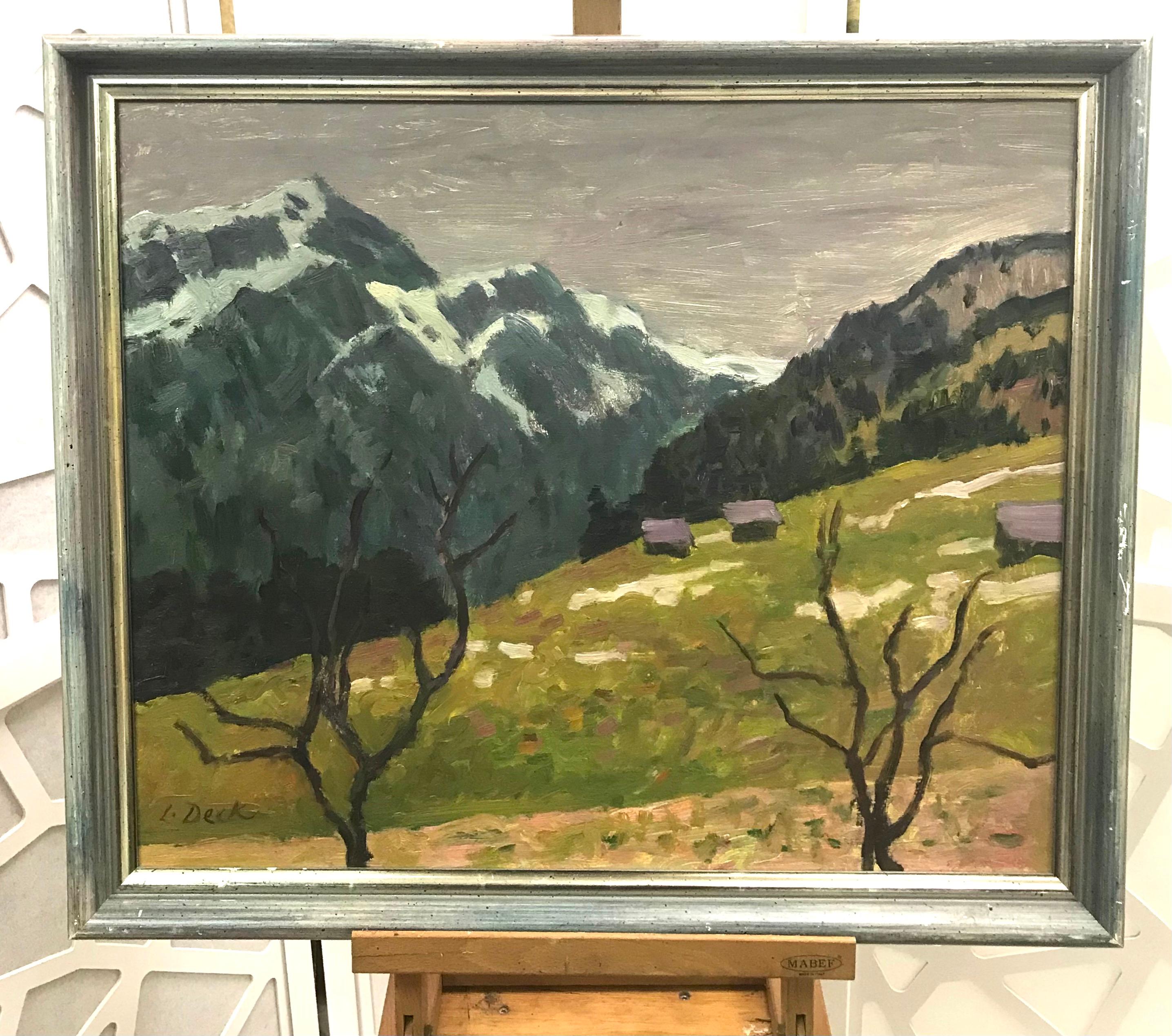 Mountains - Painting by Leo Deck
