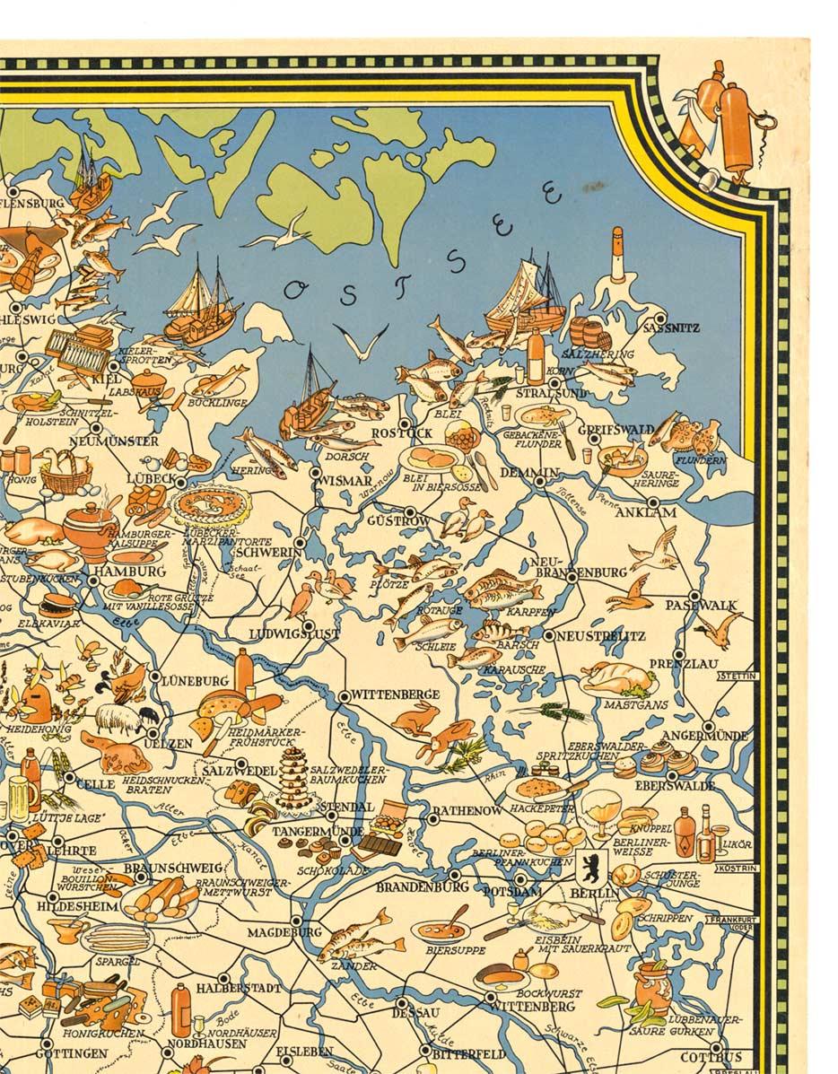 Originales Vintage-Poster „Bundesbahn durch das Gastliches Deutschland“ – Print von Leo Faller