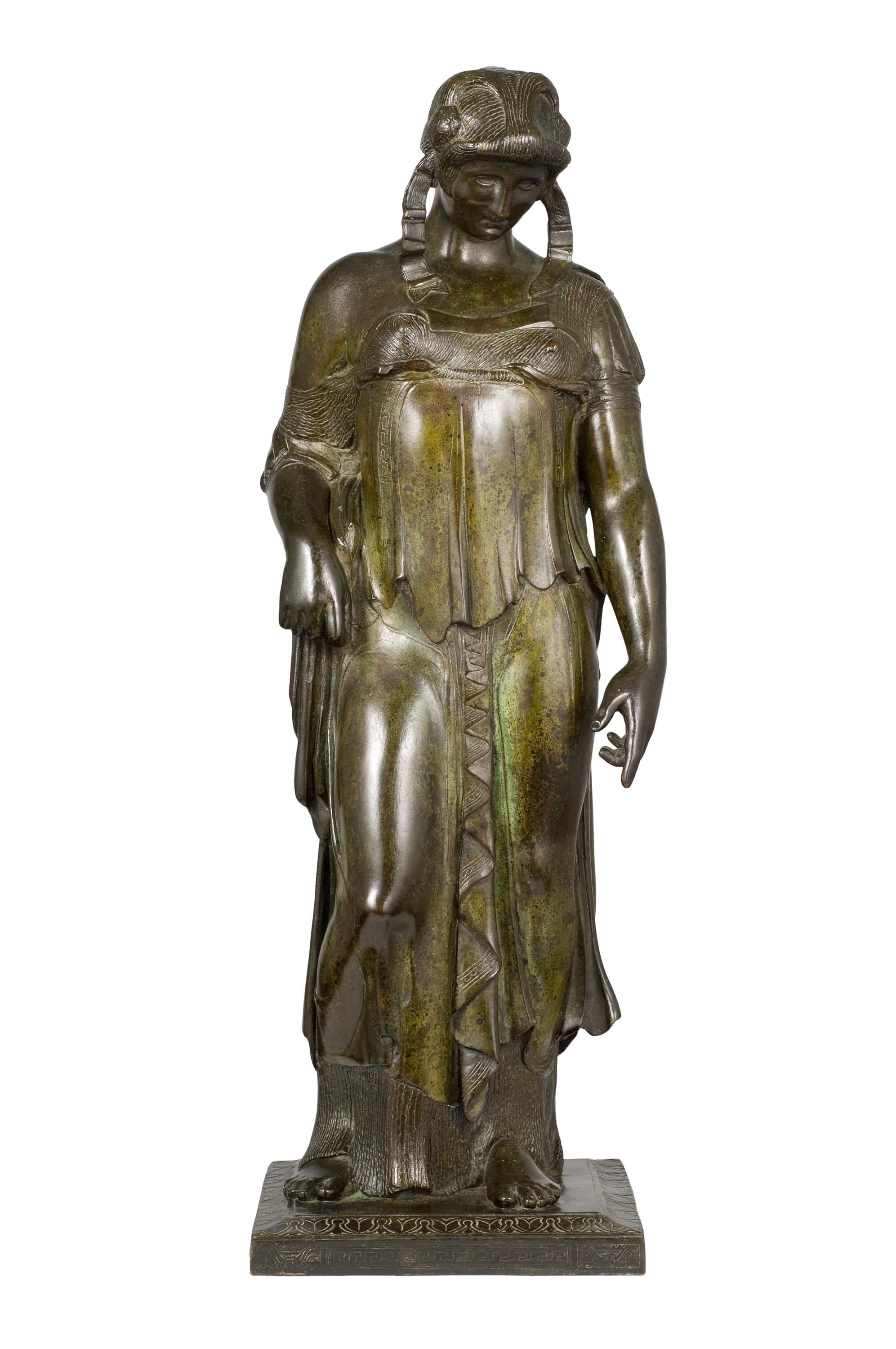 Figurative Sculpture de Leo Friedlander - Mujer guerrera