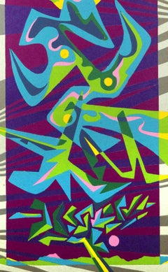 Komposition – Mixed Media von Leo Guida – 1970er Jahre