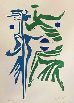 Dance - Original Mixed Media by Leo Guida - 1993