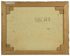 Abstrakte Komposition  l auf Leinwand von Leo Guida  1970er Jahre