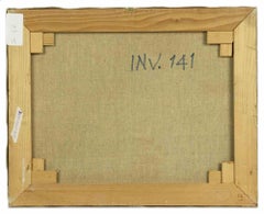 Composizione astratta - Dipinto a olio di Leo Guida - Anni '70