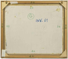 Composición abstracta - Pintura de Leo Guida - Años 70