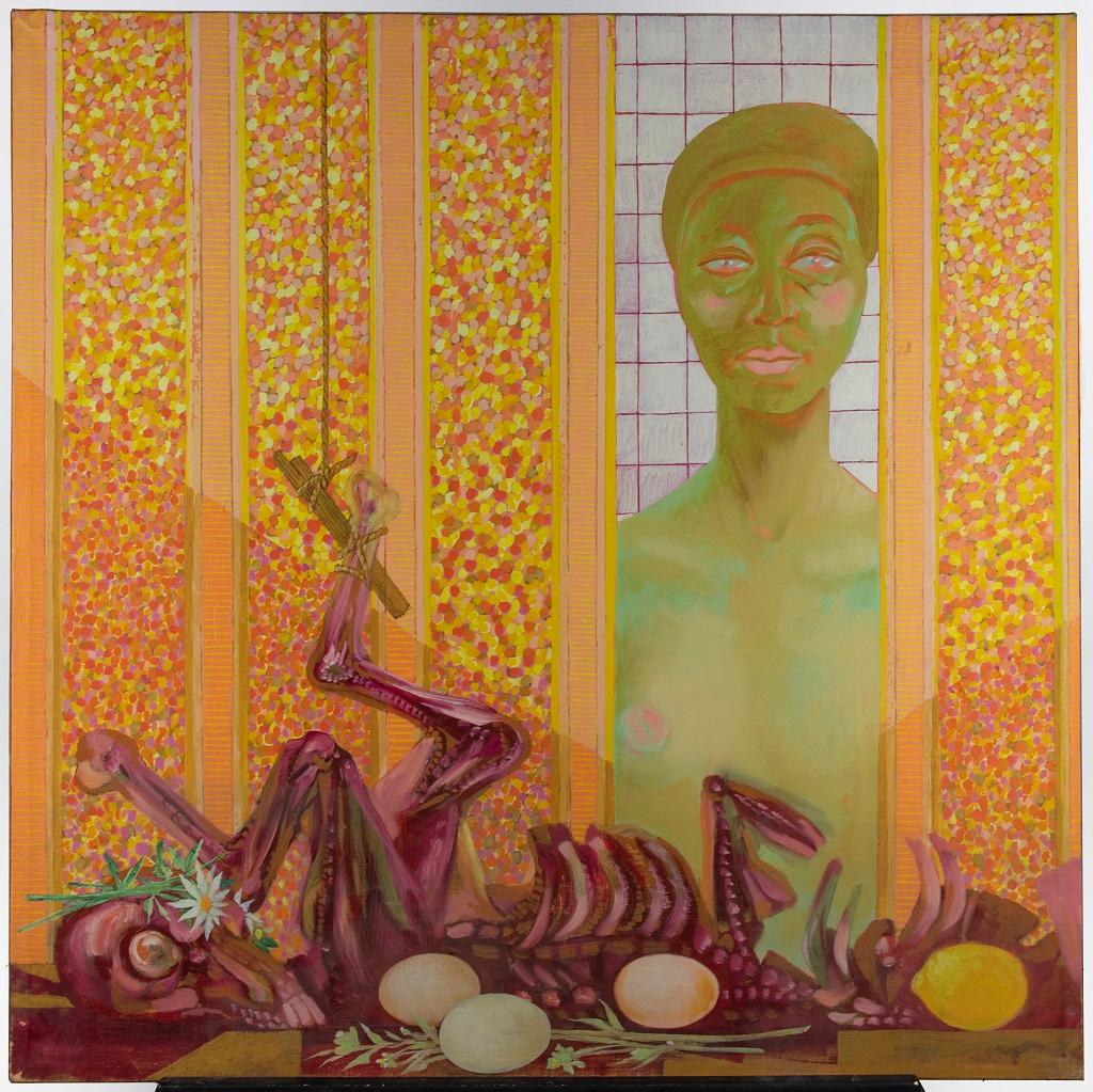Macelleria (titolo originale: Macelleria) è un'opera d'arte contemporanea originale realizzata nel 1983 dall'artista contemporaneo italiano Leo Guida (1992 - 2017).

Pittura ad olio originale su tela.

Dimensioni totali: cm 70 x 70.

Condizioni di