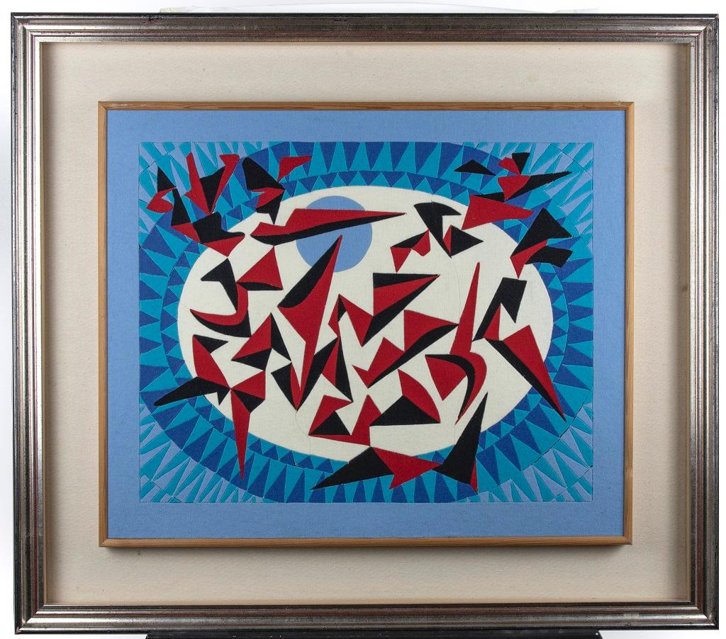 Flight is an original Contemporary artwork realized in 1997 by the italian Contemporary artist Leo Guida (1992 - 2017).

Acrylic Paint on Cloth inlay mounted on 1 cm Plywood.

Frame is included (70 x 4.5 x 77 cm).

Mint conditions.

Leo Guida (1992