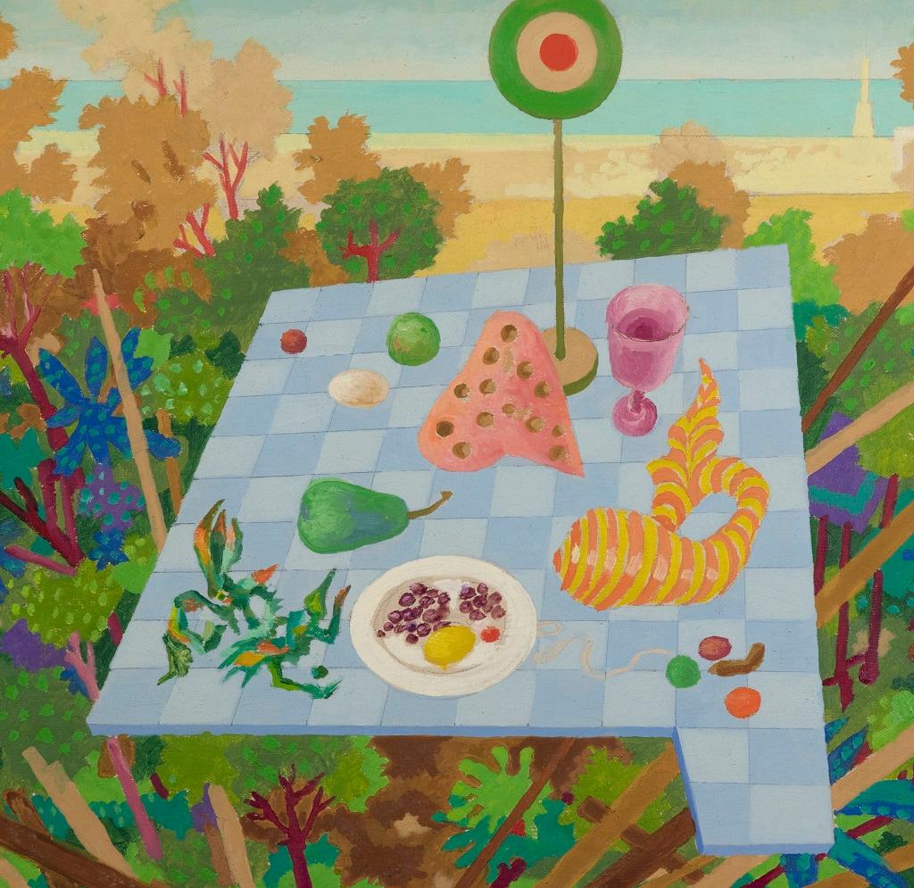 Pic Nic - Painting by Leo Guida - 1975 For Sale 1