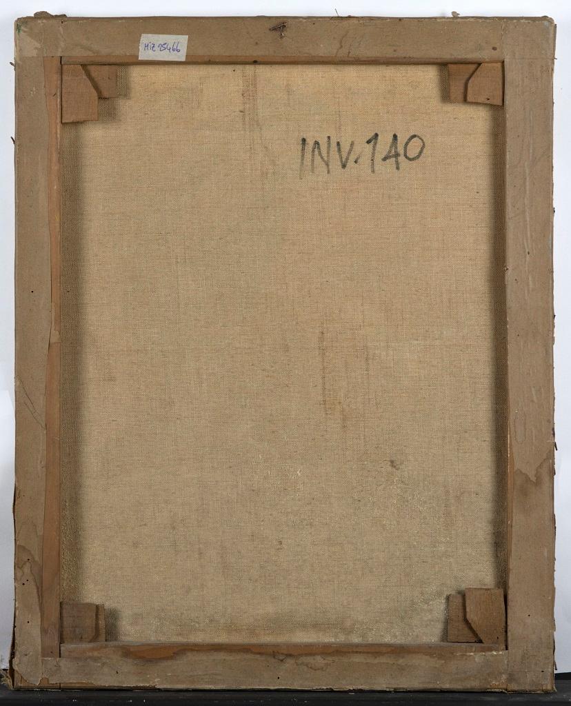 Ritratto di ragazza - Dipinto a olio su tela di Leo Guida - Anni '70 in vendita 1