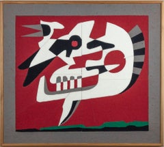 Recall - Color Cloth on Plywood by Leo Guida - 1997