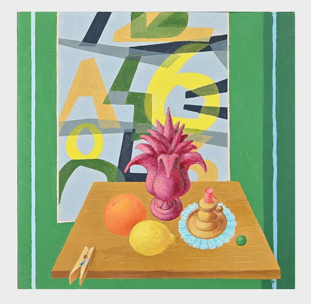 Still Life is a contemporary artwork realized in 1980s by the Italian artist Leo Guida (1992-2017).

Oil on canvas.

Good conditions 

 Leo Guida (1992 - 2017). Sensitive to current issues, artistic movements and historical techniques, Leo Guida has