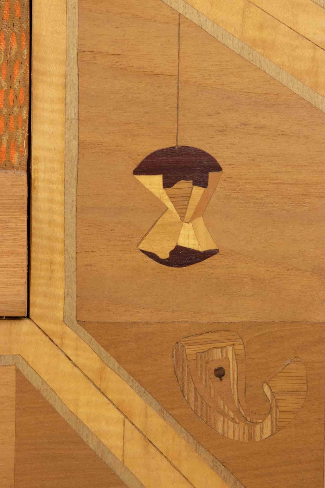 Surrealistische Komposition - Gemälde von Leo Guida - 1970er Jahre im Angebot 3