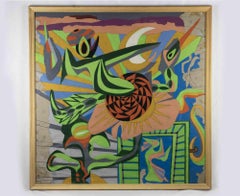 The Room of Metamorphosis - Painting by Leo Guida - 1998