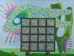 Sin título - Acrílico de Leo Guida - 1992