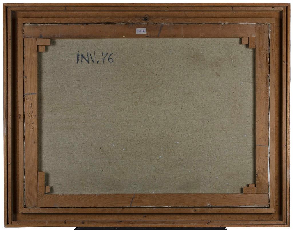 Senza titolo - Olio su tela di Leo Guida - 1962 in vendita 2