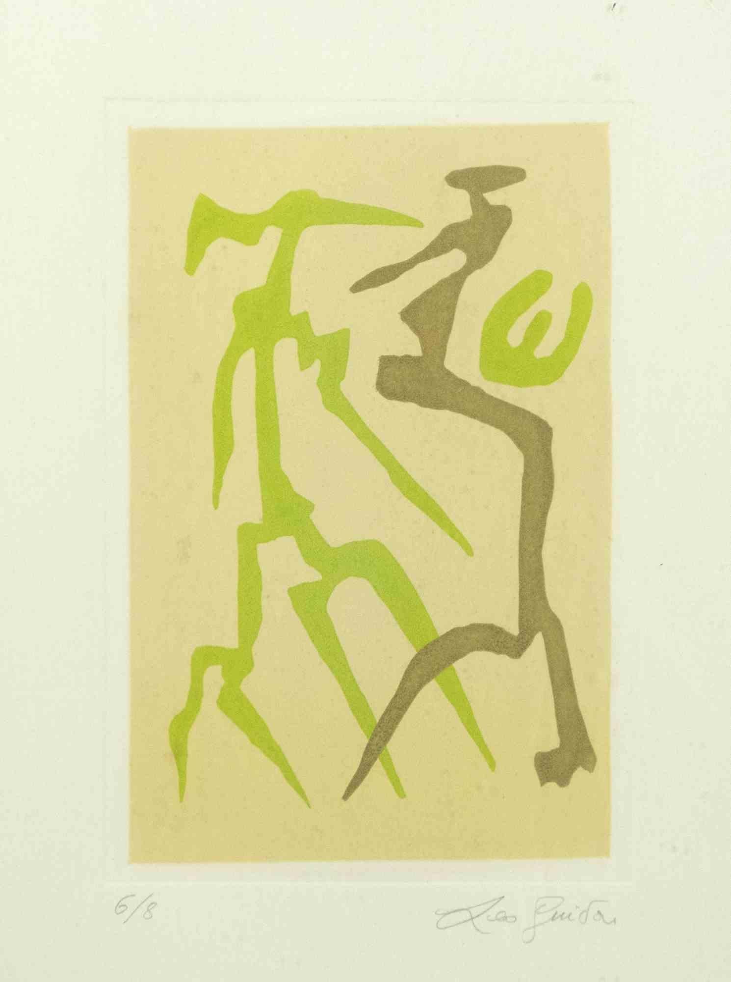 Abstract figures is a contemporary artwork realized by Leo Guida in1970s

Mixed colored etching on paper.

Hand signed, numbered on the lower margin. Edition of 6/8

Includes frame: 58.5 x 49 cm


Leo Guida  (1992 - 2017). Sensitive to current