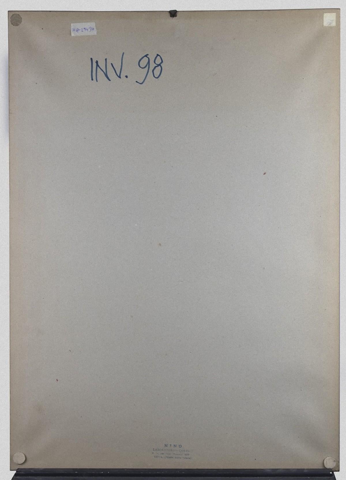 Border 3 - Original-Radierung auf Papier von Leo Guida - 1972 im Angebot 2