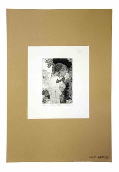 Composition - Original Etching by Leo Guida - 1970s