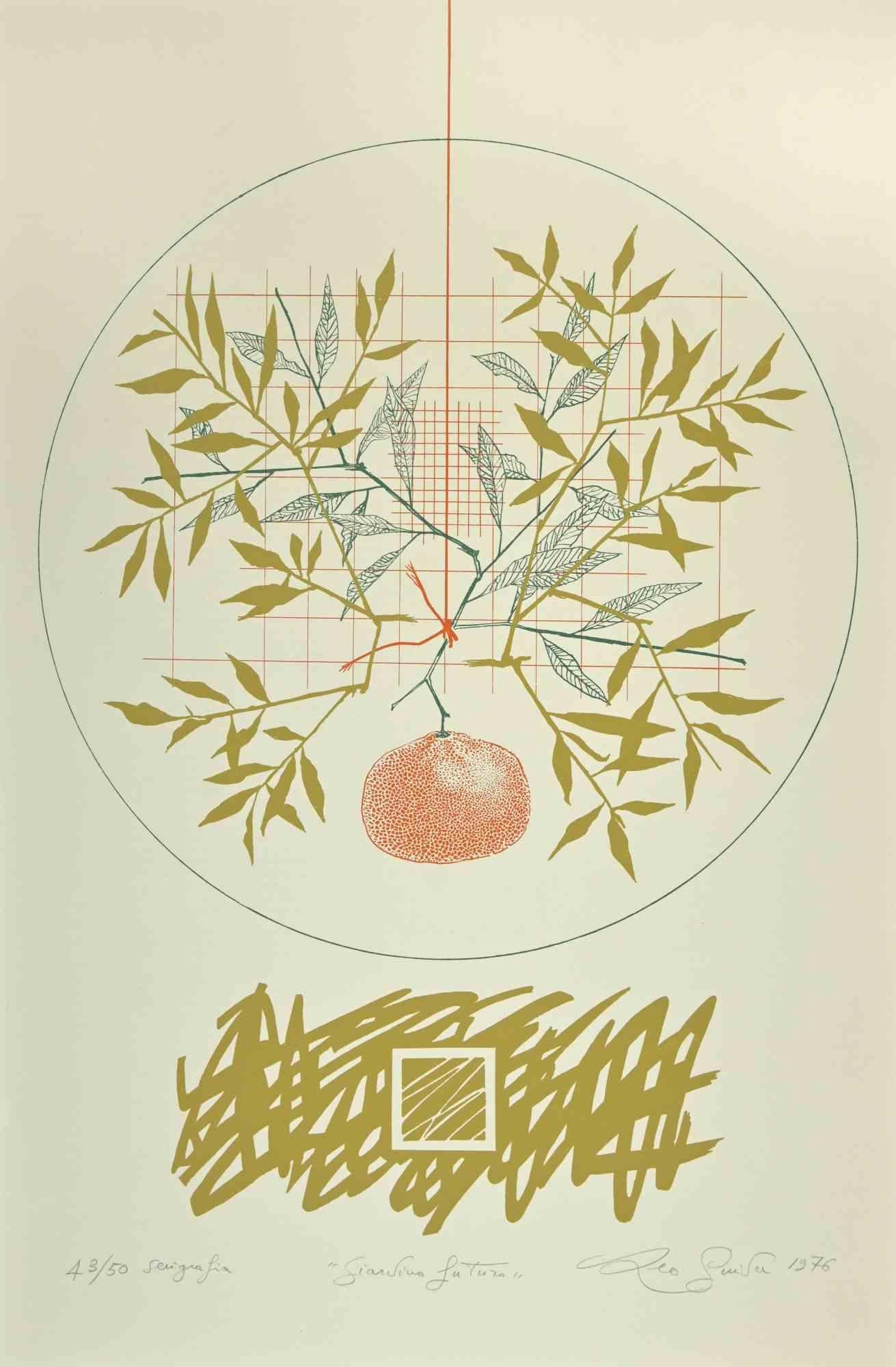 Future Garden - Original Print by Leo Guida - 1976