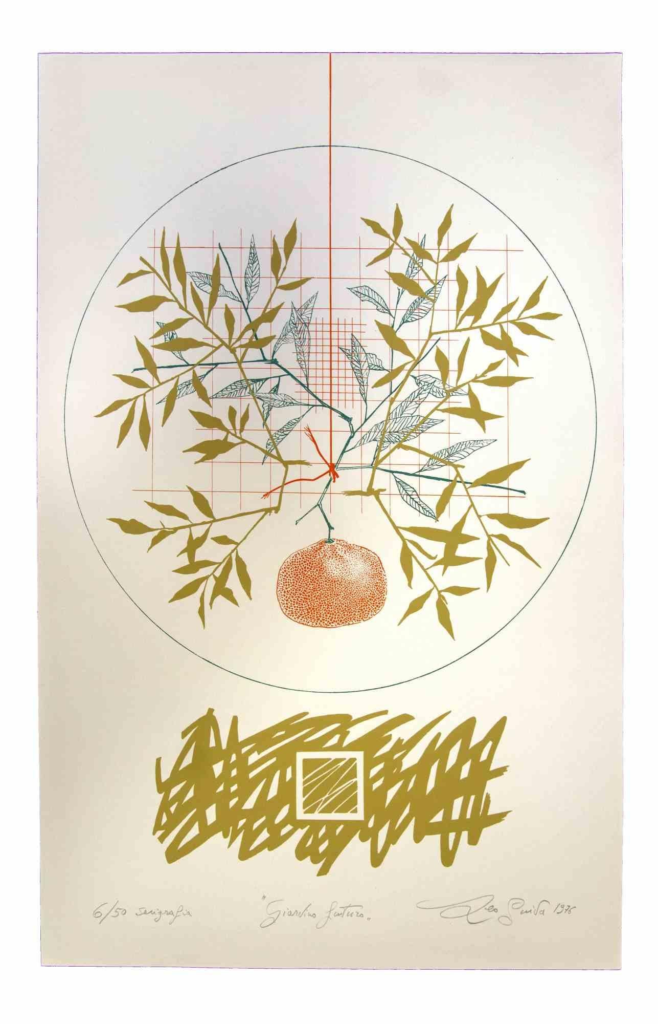 Future Garden - Original Print by Leo Guida - 1976