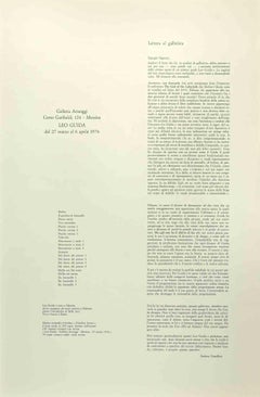 Future Garden - Screen Print by Leo Guida - 1976