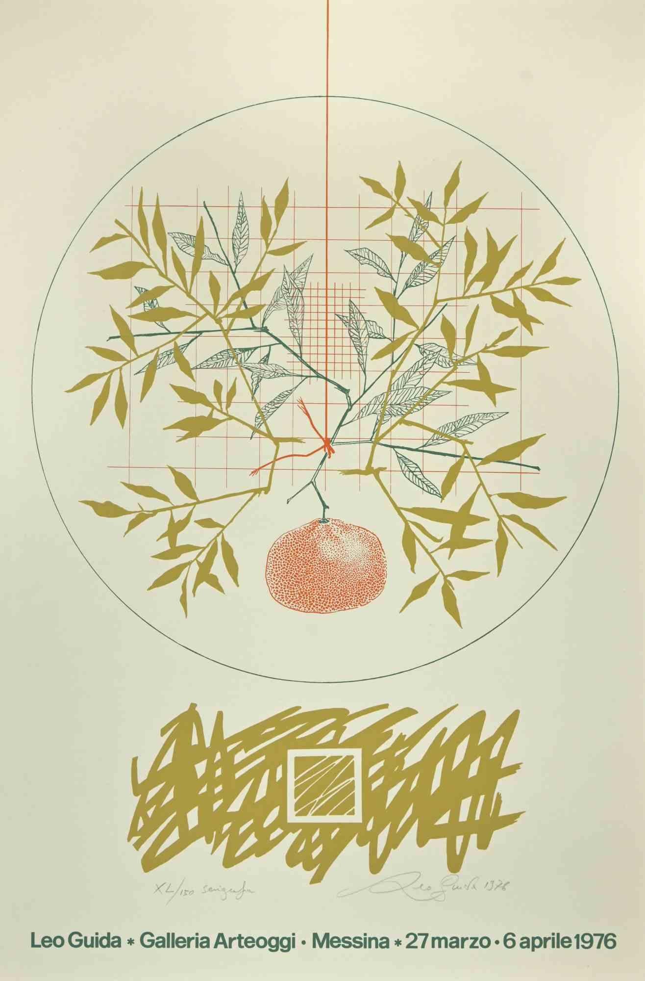 Future Garden is an original screen print realized by Leo Guida in 1976.

Hand signed and dated.

Edition of 50.

Excellent condition.

Leo Guida  (1992 - 2017). Sensitive to current issues, artistic movements and historical techniques, Leo Guida
