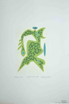 Green Signal - Original Etching by Leo Guida - 1984