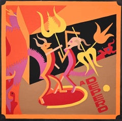 Hommage to Depero - Painting by Leo Guida - 1970s