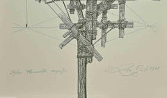 Horse - Etching by Leo Guida - 1976