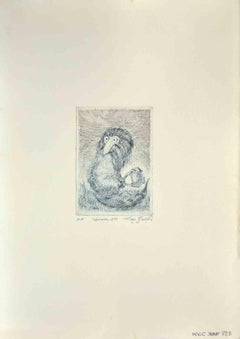 Lemure - Acquaforte originale di Leo Guida - 1970