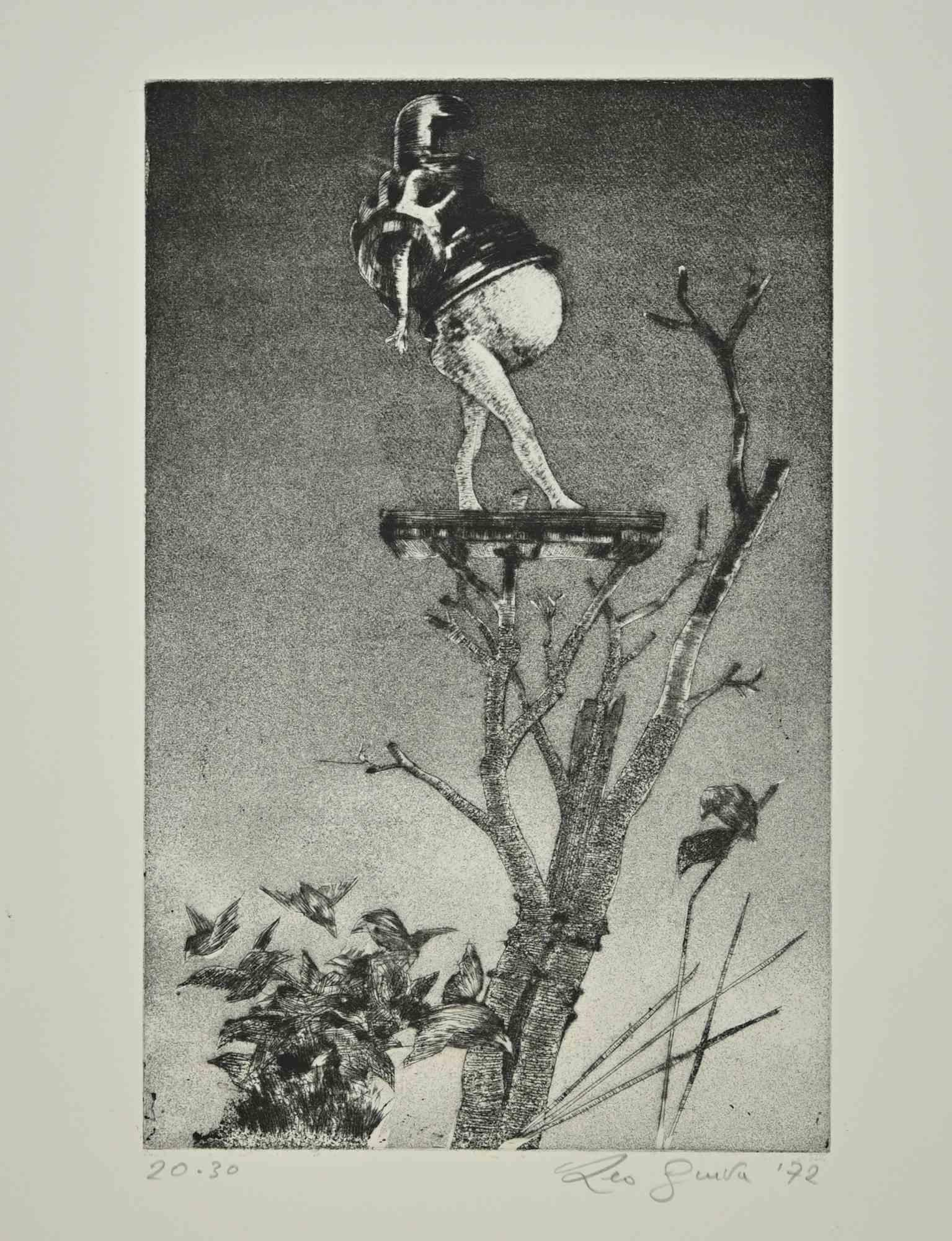 Mechanical Woman is an artwork realized by Leo Guida, in 1972. 

Etching on paper.

Hand-signed dated and Numbered, edition of 20/30.

Good conditions