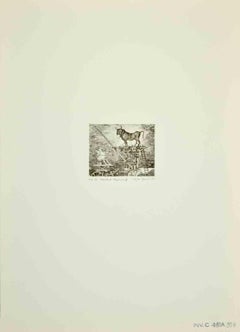 Morte di Franco - Print by Leo Guida - 1978