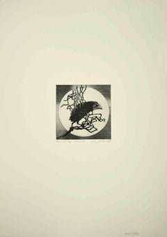 Nocturne 1 - Original-Radierung von Leo Guida - 1970er Jahre
