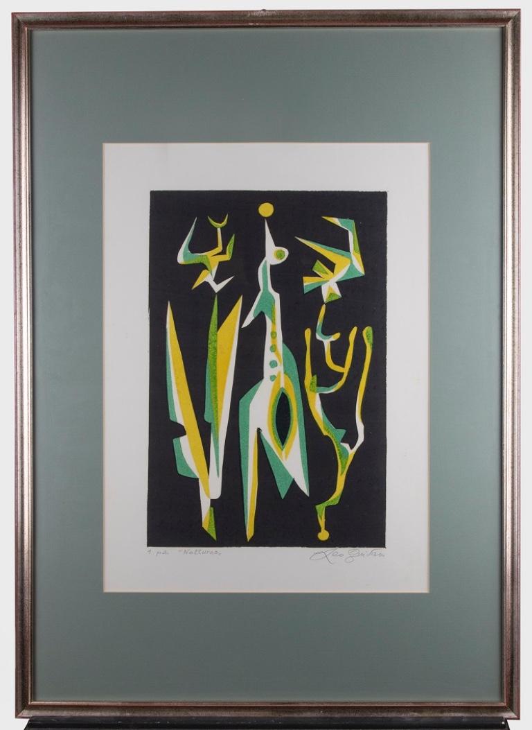 Notturno - Screen Print by Leo Guida - 1994 For Sale 1