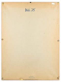 Eule – Radierung von Leo Guida – 1972