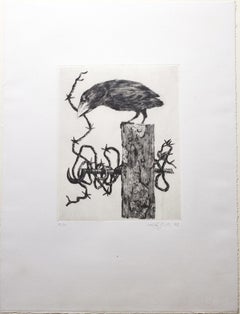 Predatory - Original Etching by Leo Guida - 1972