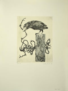 Predatory - Original Etching by Leo Guida - 1972