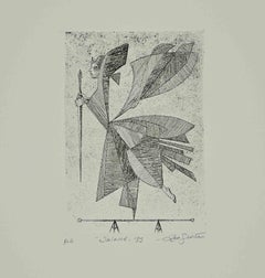 Salome - Etching by Leo Guida - 1987