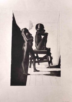 Silence - Original Etching by Leo Guida - 1970s